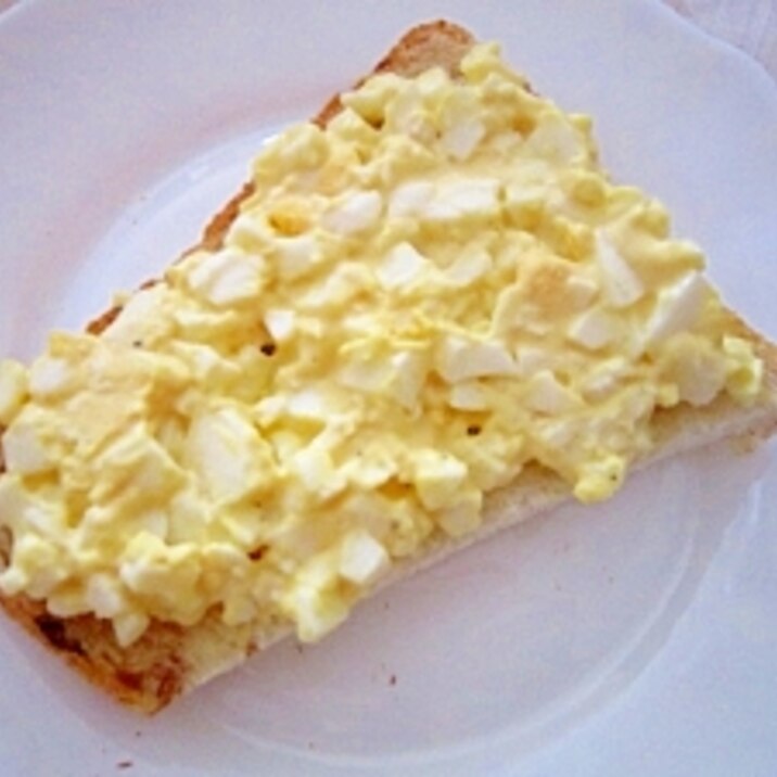 シンプルが美味しい卵トースト